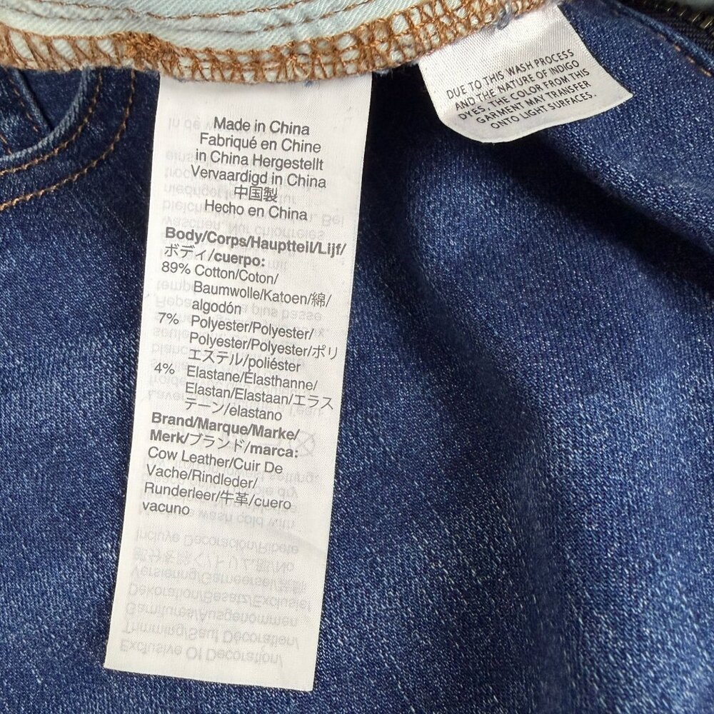 Madewell Cali Demi-Boot Jeans Womens 32 Medium Wash Blue Zip Fly Button Closure - Picture 7 of 10